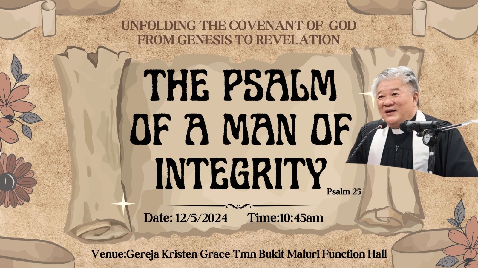 Psalms of Petition - Psalm of a Man of Integrity（240512）